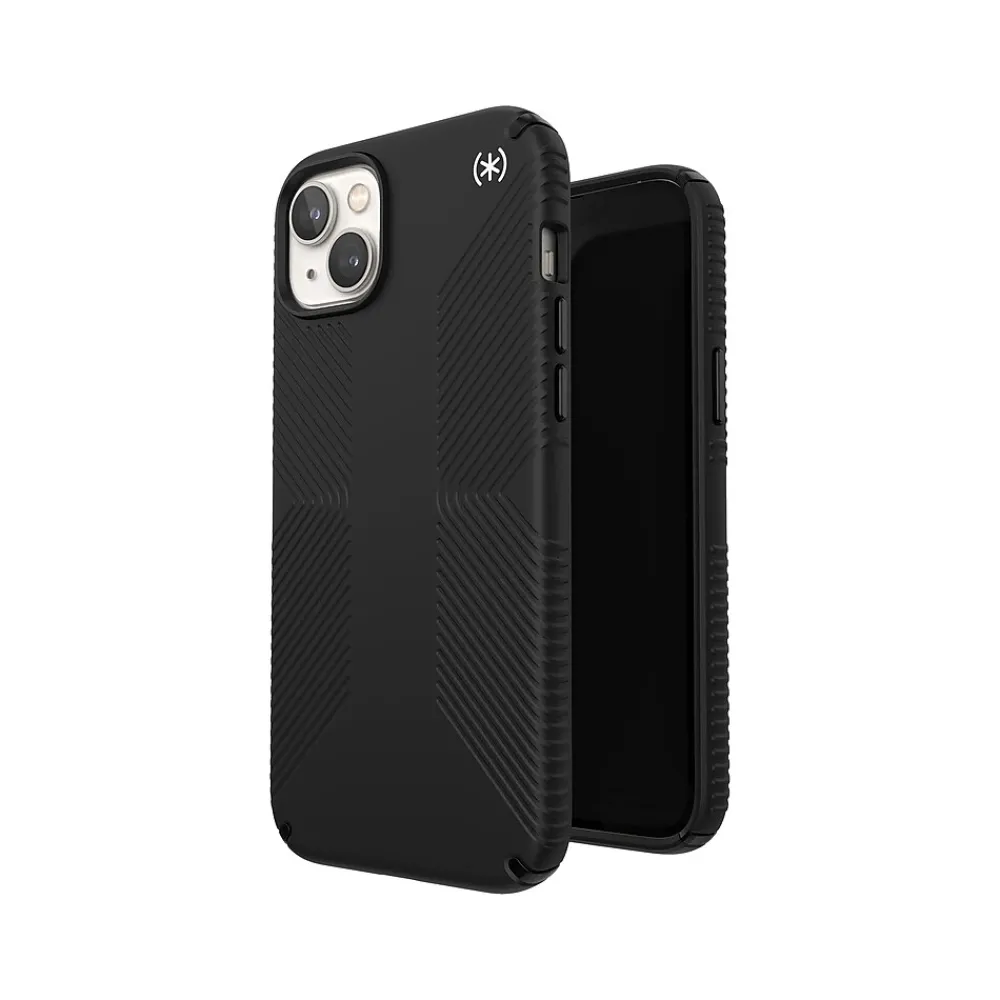 Speck Presidio2 Grip MagSafe Black/White Case for iPhone 14 Plus (150117-D143)