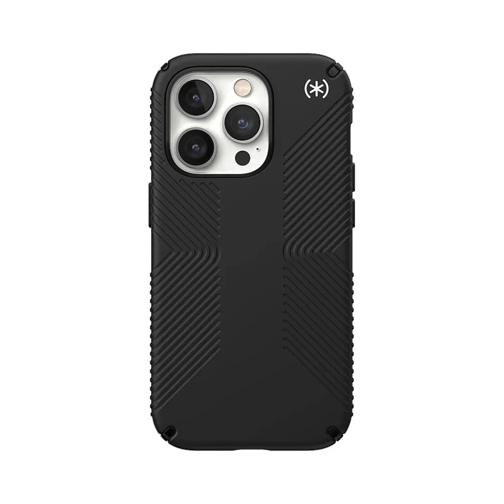 Speck Presidio2 Grip MagSafe Black/White Case for iPhone 14 Pro (150146-D143)