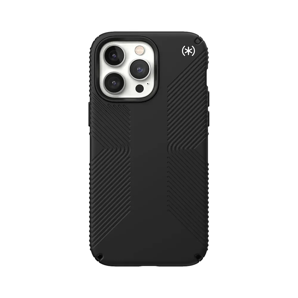 Speck Presidio2 Grip MagSafe Black/White Case for iPhone 14 Pro Max (150088-D143)