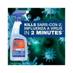 Disinfecting All-Purpose Spray and Glass Cleaner, Fresh Scent, 32 Fl. Oz., 8/Carton (58775)<Spic & Span Hot