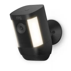 Ring Spotlight Cam Pro Wireless Security Camera, Black (B09DRHPRT6)