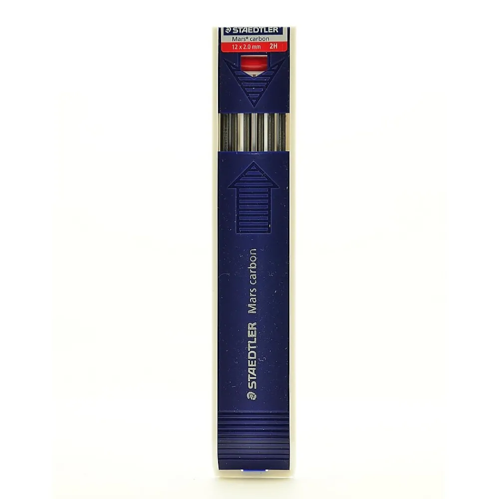 Pencils|Staedtler Mars Lumograph Lead Refill, 2mm, 12/Leads, 2/Pack (26749-PK2)