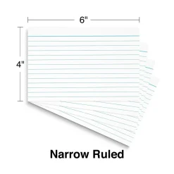 Index Cards*Staples 4