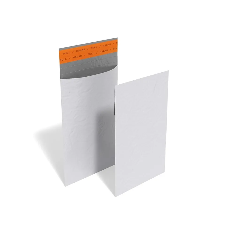 Best Staples 9 x 12 Self-Sealing Poly Mailer, #2, White, 500/Carton (ST56622)