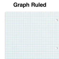 Subject Notebooks|Staples Accel 1-Subject Subject Notebook, 8-1/2" x 11", Graph Ruled, Assorted, 12/Pack (25855CT)