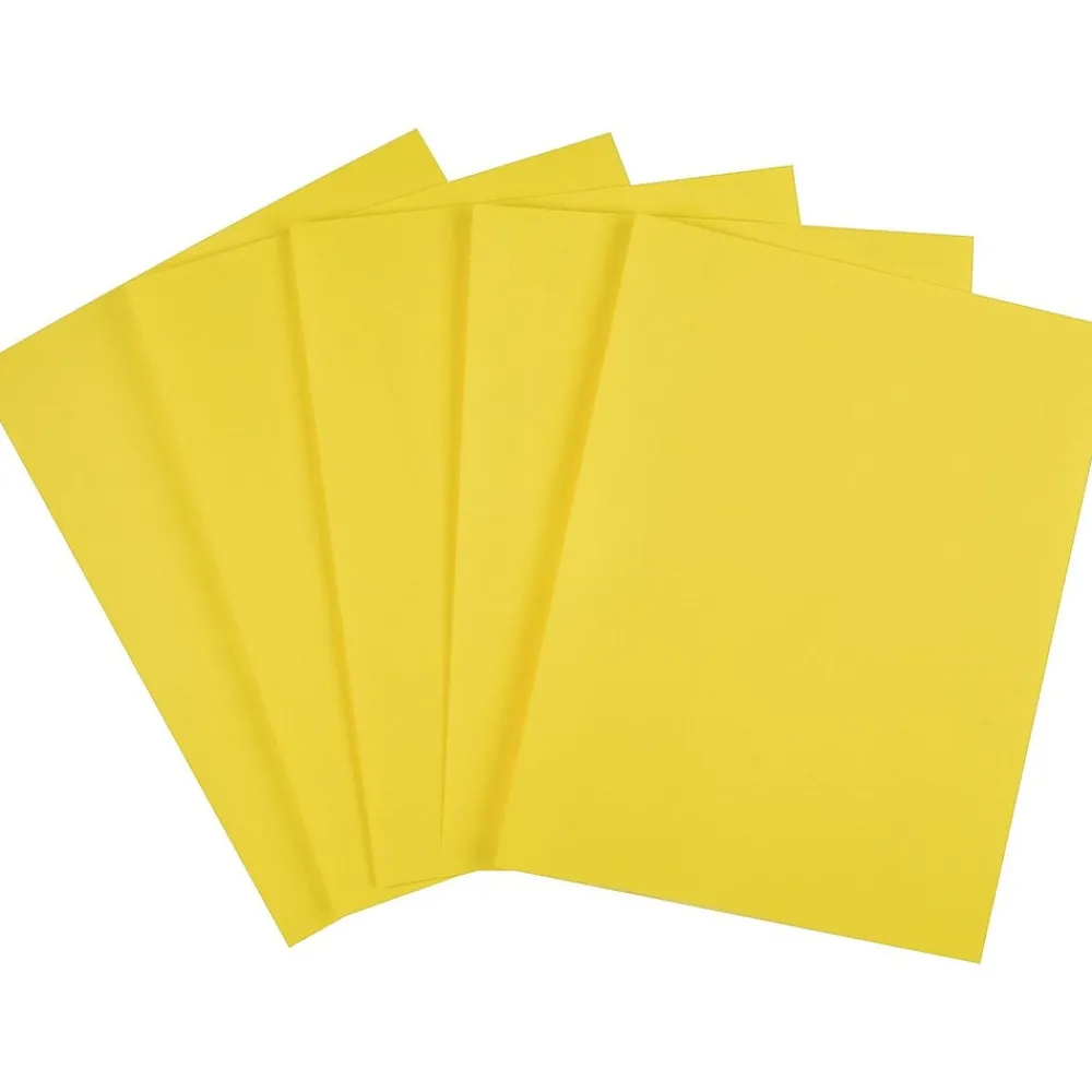 Multipurpose Paper*Staples Brights Multipurpose Colored Paper, 20 lbs., 8.5" x 11", , 500/Ream (25204) Yellow