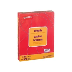 Multipurpose Paper*Staples Brights Multipurpose Paper, 24 lbs., 8.5