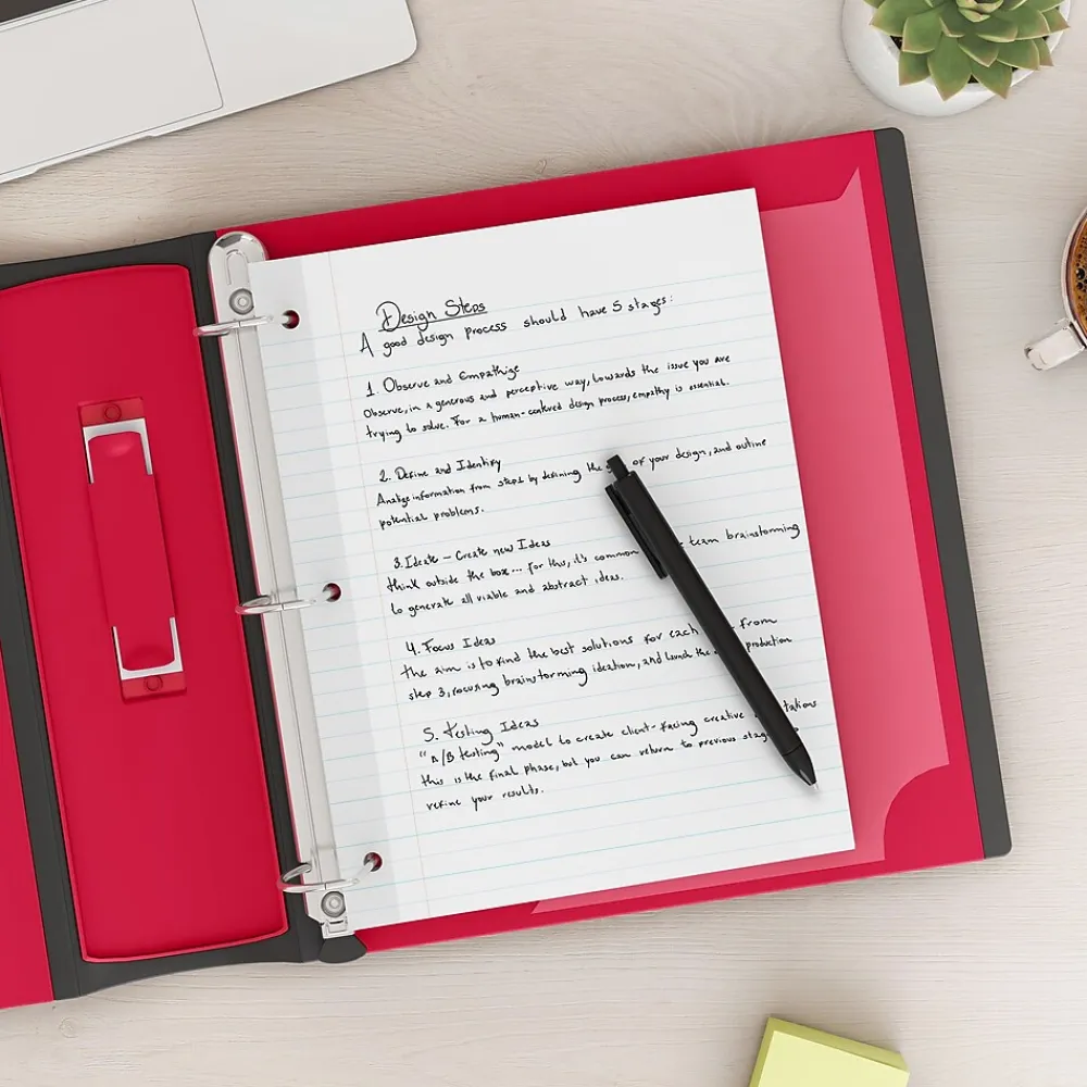 Filler Paper|Staples College Ruled Filler Paper, 8.5" x 11", 100 Sheets/Pack (TR16183)