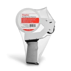 Online Staples ® Comfort Grip Tape Dispenser with Packing Tape, 1.88" x 54.6 Yds (ST-A26-PG)