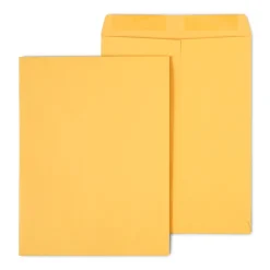 Sale Staples Gummed Kraft Catalog Envelopes, 10"L x 13"H, Brown, 100/Box (SPL534750)