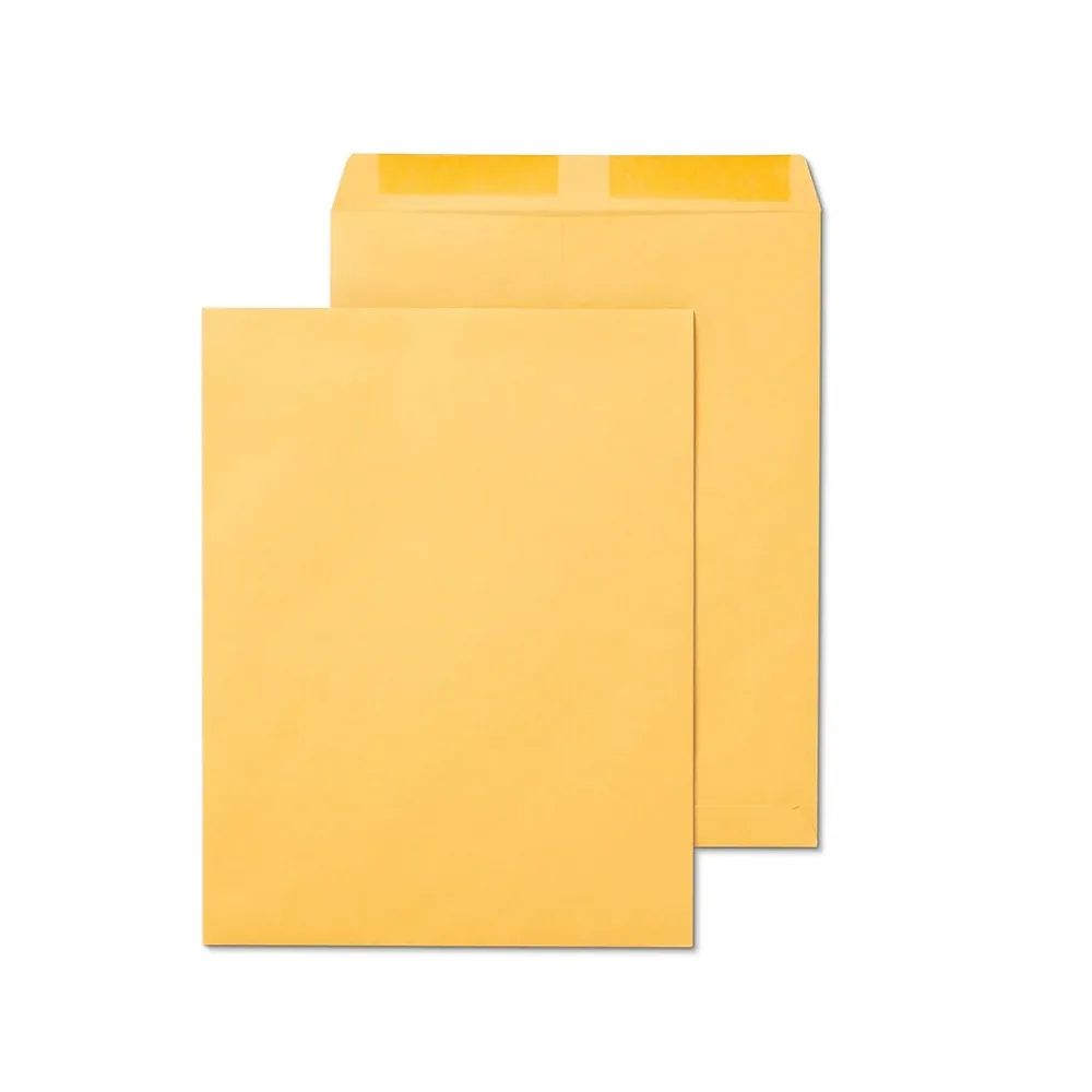 Online Staples Gummed Kraft Catalog Envelopes, 12" x 15.5", Brown, 100/Box (SPL534784)