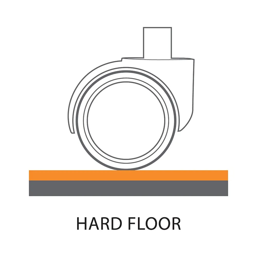 Chair Mats*Staples Hard Floor Chair Mat, 36" x 48", Clear Vinyl (130083)