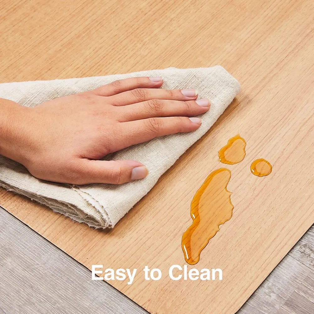 Chair Mats*Staples ® Hard Floor Chair Mat, 36" x 48'', Chestnut (23343)