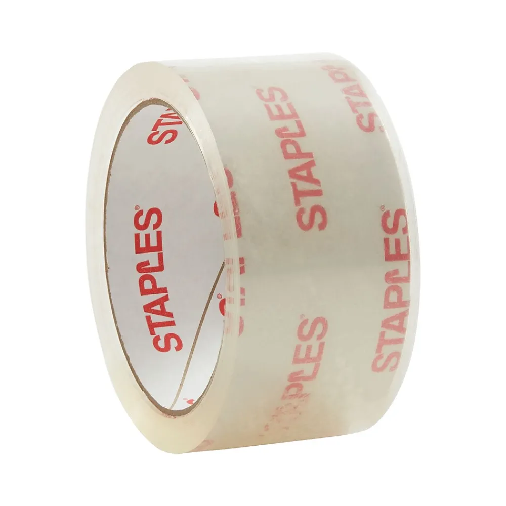 Hot Staples ® Heavy-Duty Shipping Tape, 1.88" x 43.7 Yds, Clear, 6/Rolls (ST-HM-40-6)