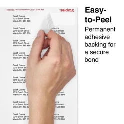 Hot Staples Laser/Inkjet Address Labels Address Labels, 1 X 2 5/8