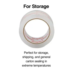New Staples ® Moving & Storage Packing Tape with Dispenser, 1.88
