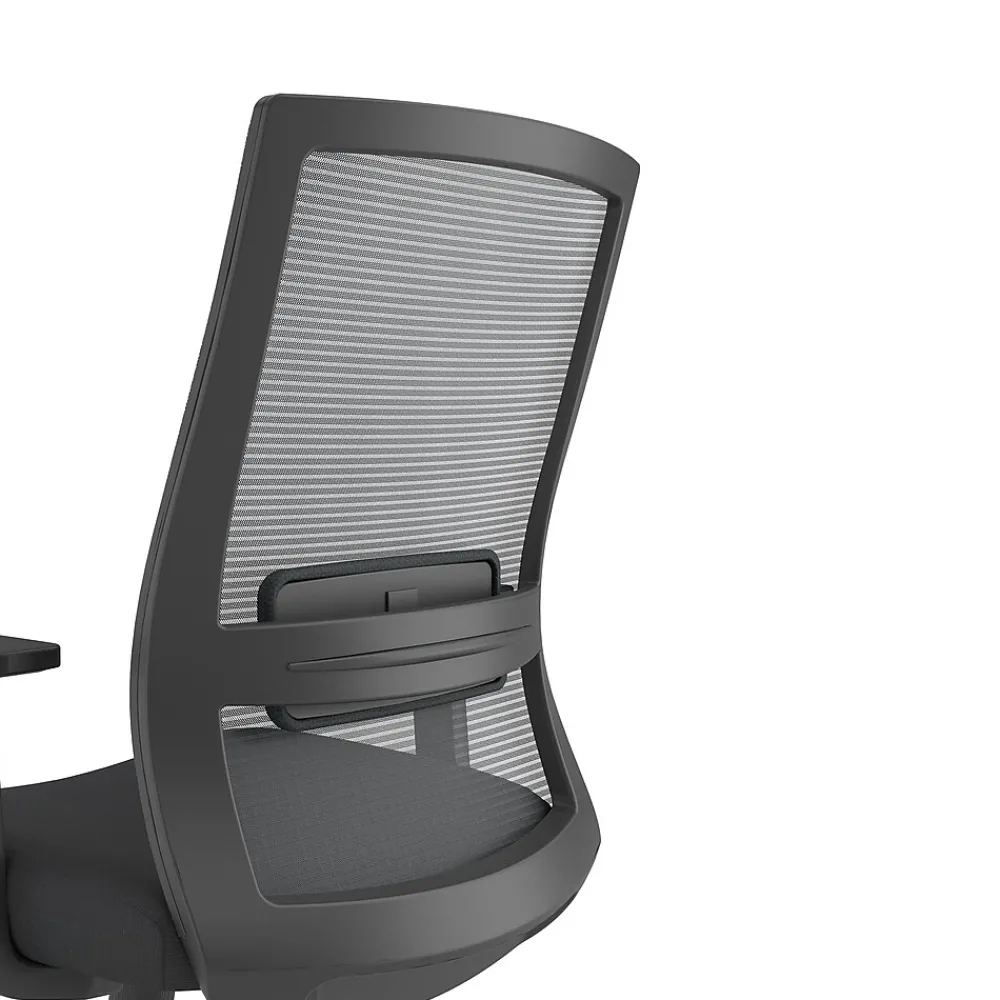 Office Chairs*Staples Prestige Marrett Ergonomic Fabric Swivel Task Chair, Black (UN53249)