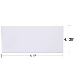 Outlet Staples QuickStrip EasyClose Self Seal Security Tinted #10 Business Envelopes, 4 1/8