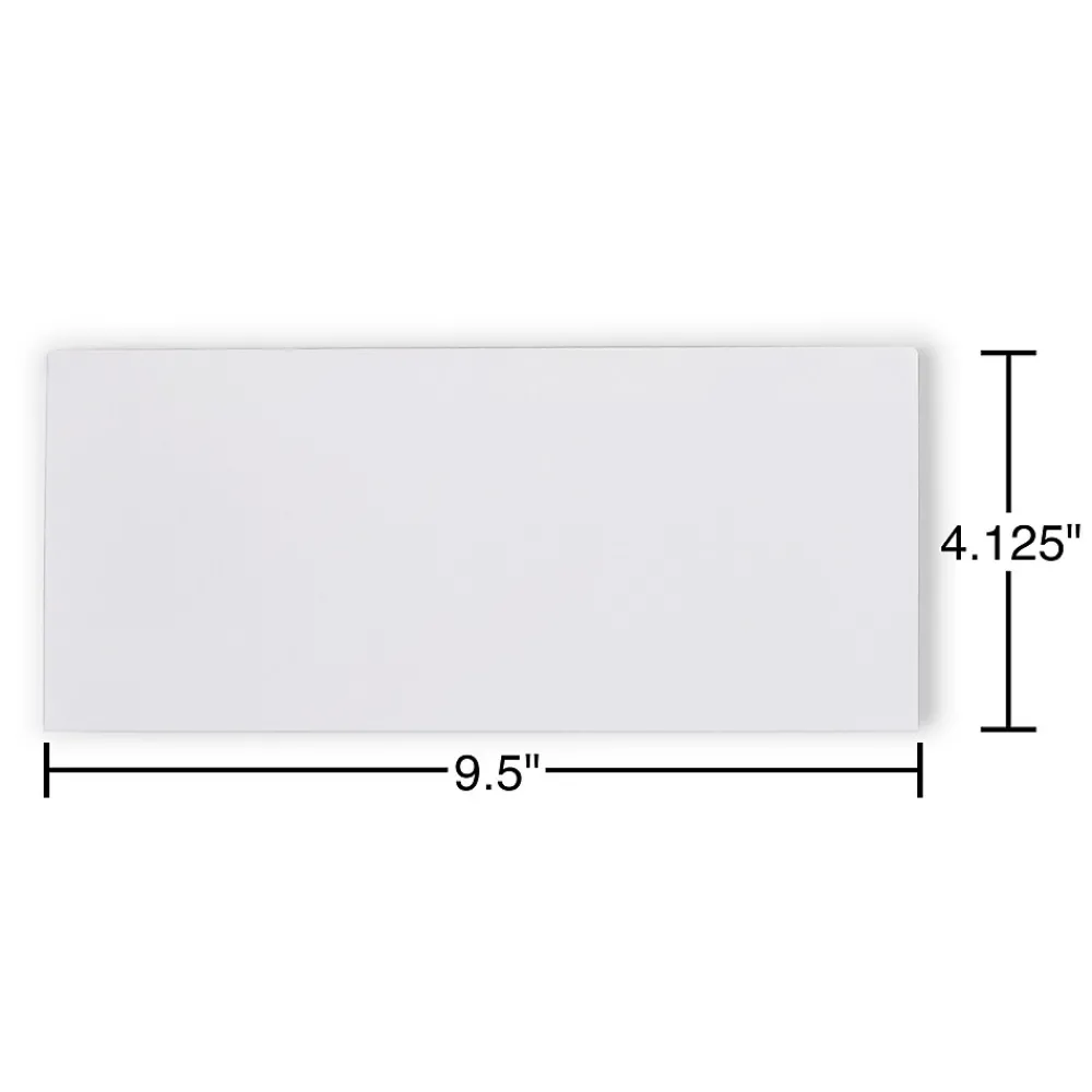 Discount Staples QuickStrip EasyClose Self Seal Security Tinted #10 Business Envelopes, 4 1/8" x 9 1/2", White, 500/Box (ST50312-CC)