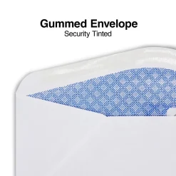 Staples Security Tinted #9 Double Window Envelopes, 3 7/8" x 8 7/8", White, 500/Box (ST266759-CC)