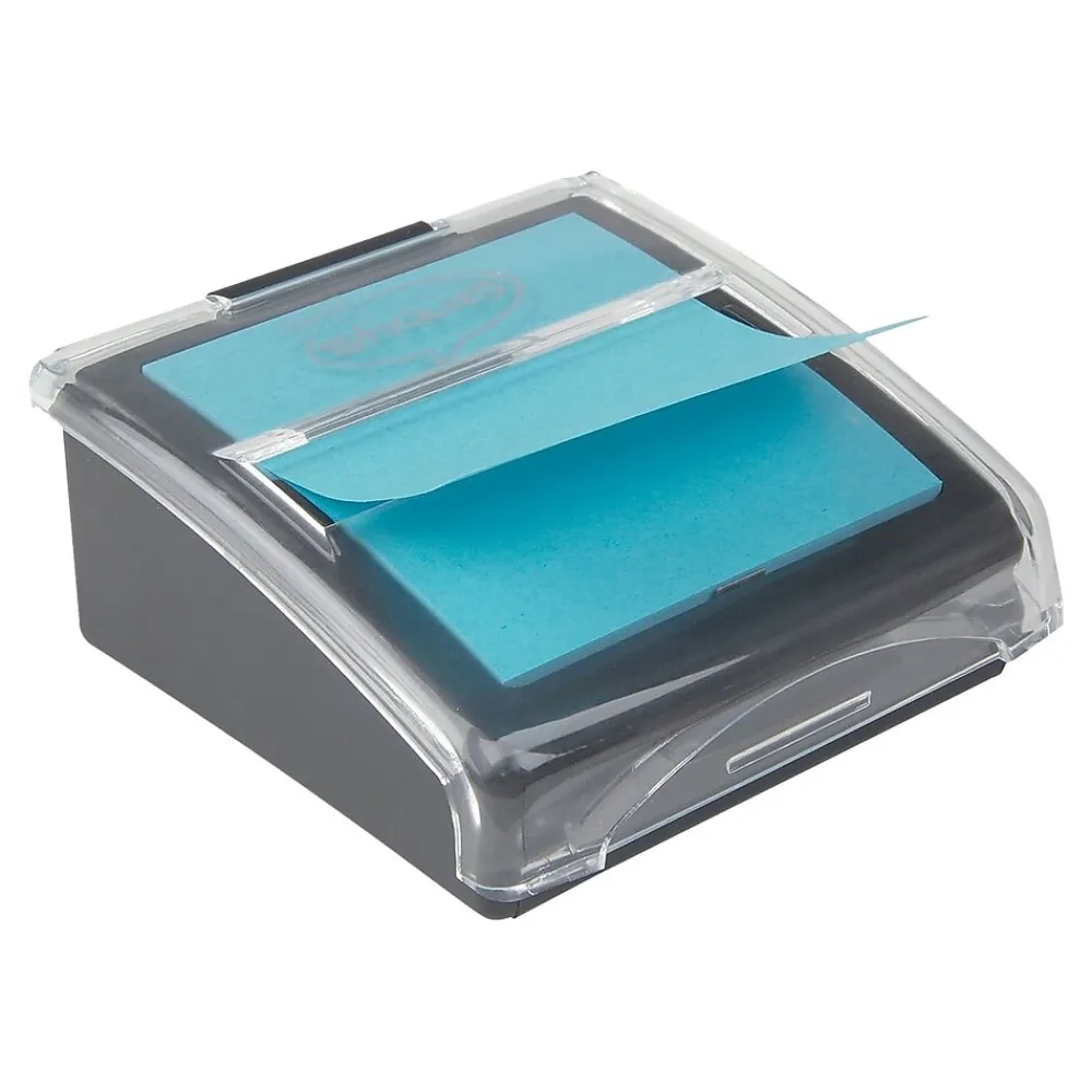 Pop-Up Dispensers*Staples Stickies Pop-Up Dispenser for 3"x3" Notes, Black (35249)