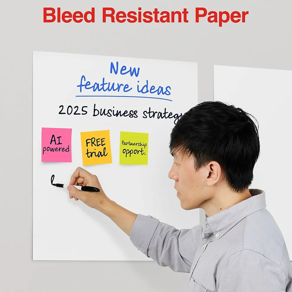 Easel Paper Pads*Staples Stickies Tabletop Easel Pad, 20" x 23", White, 20 Sheets/Pad (23448)