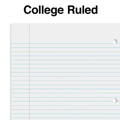 Subject Notebooks|Staples ® 1-Subject Subject Notebooks, Other, College Ruled, 100 Sheets, Black (42077M)