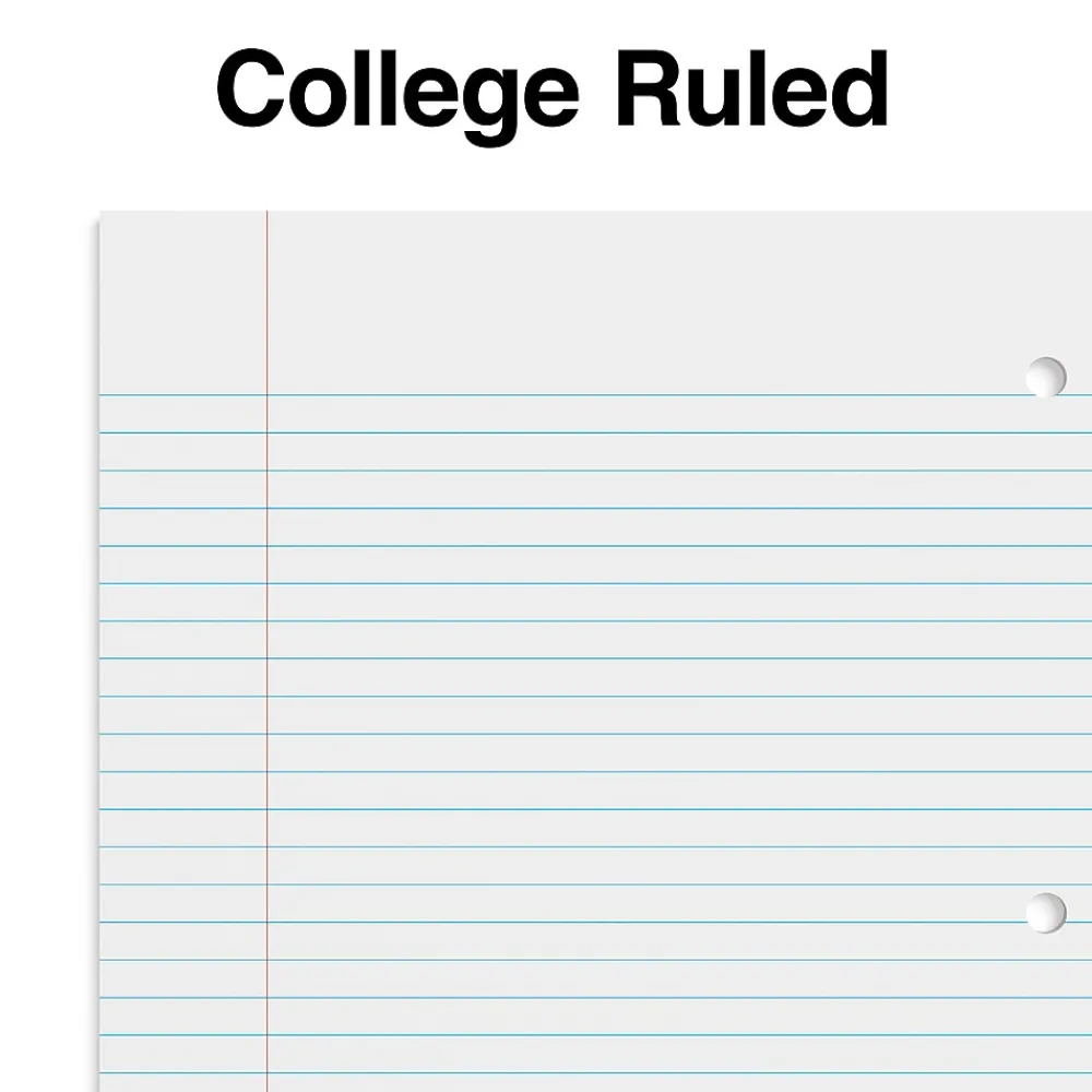 Subject Notebooks|Staples ® 1-Subject Subject Notebooks, Other, College Ruled, 100 Sheets, Black (42077M)