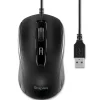 Outlet Staples TECH Ambidextrous Optical USB Mouse, Black (ST62598)