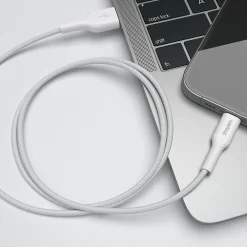 Lightning to USB-A Charging Cable, 3.3 ft., White, 2/Pack (ST62330)<Staples TECH Best