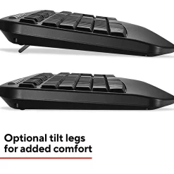 Hot Staples TECH Wireless Comfort Keyboard, Black (ST62602)