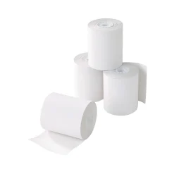 Pos Paper*Staples Thermal Cash Register/POS Rolls, 1-Ply, 2 1/4" x 80', BPA Free, 50/Carton (18226-CC)