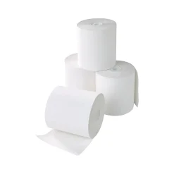 Pos Paper*Staples Thermal Cash Register/POS Rolls, 3 1/8" x 230', BPA Free, 50/Carton (18296-CC)
