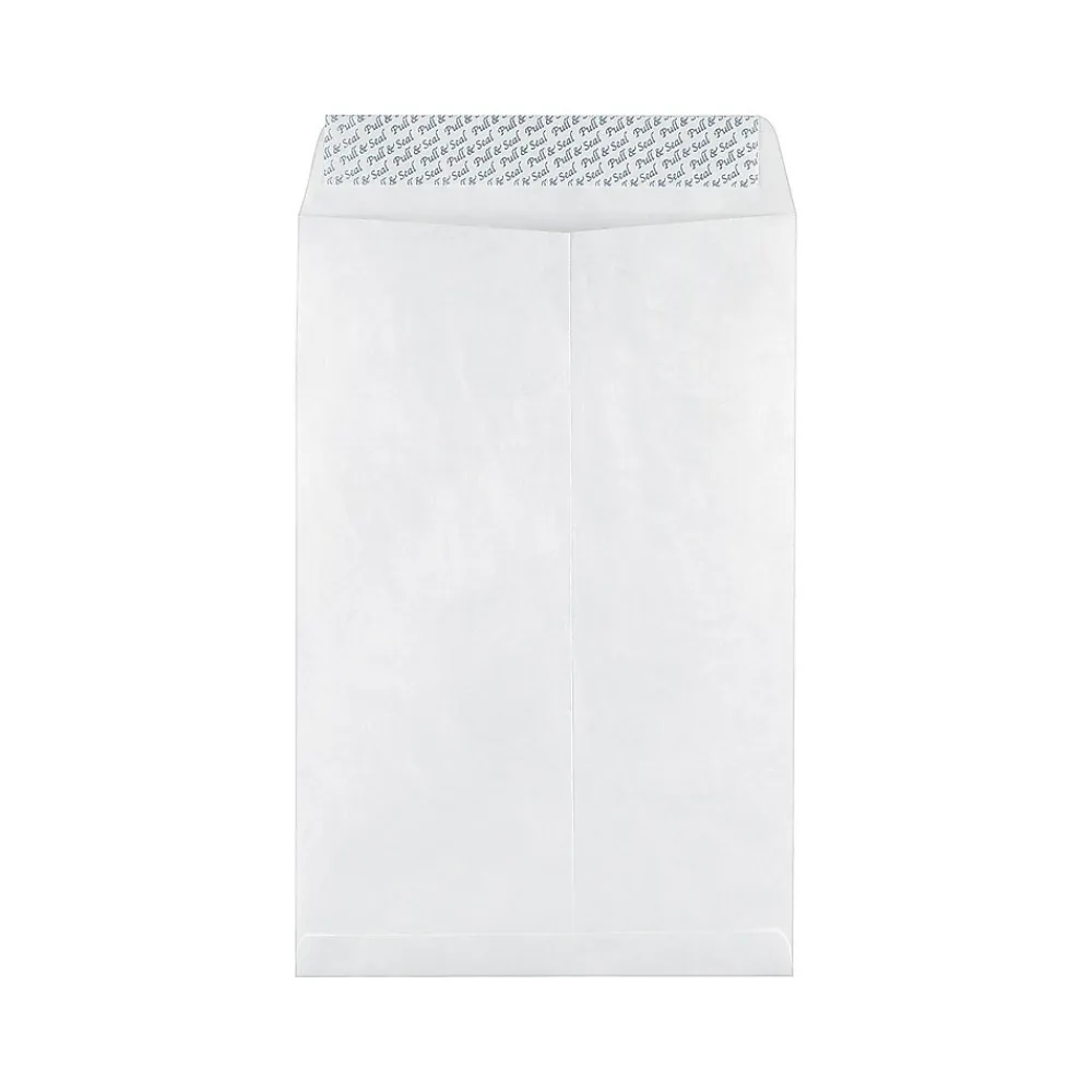 Clearance Staples Tyvek EasyClose Catalog Envelopes, 12"L x 15.5"H, White, 100/Box (SPL17161)