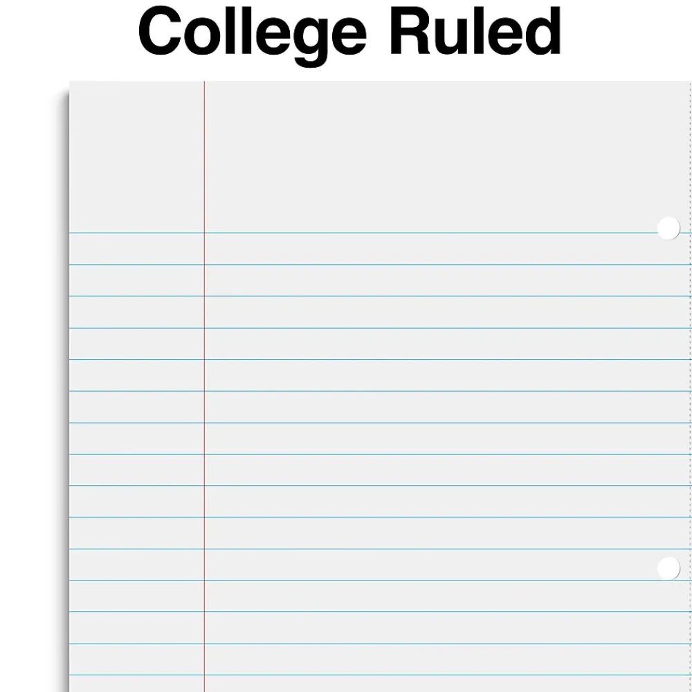 Subject Notebooks|Staples Wireless 1-Subject Notebook, 8.5" x 11", College Ruled, 80 Sheets, (ST58380C) Green