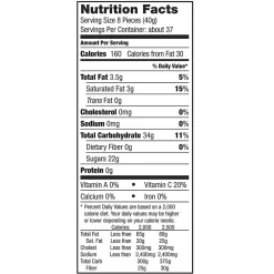 Starburst Original Fruit Chews Candy, 2.07 oz, 36/Box (MMM01151)