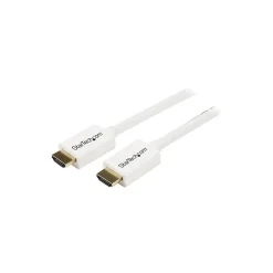 StarTech 16.4' HDMI Audio/Video Cable, White (HD3MM5MW)