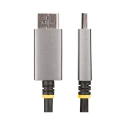 StarTech 6.6' 8K DisplayPort to HDMI Adapter Cable, Male to Male, Space Gray (133DISPLAYPORTHDMI21)