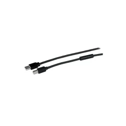 StarTech 50' USB 2.0 Male to Male Data Transfer Cable, Black