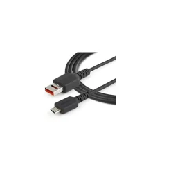 StarTech 3' USB A to USB C Power Cable, Male to Male, Black (USBSCHAU1M)