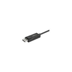 StarTech CDP2DP2MBD 6.56' DisplayPort Audio/Video Cable, Black