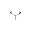Discount StarTech Desk Mount Dual Monitor Arm - Premium - For up to 27" Monitors, Up, Silver (ARMDUALPS)
