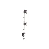 Clearance StarTech Desk Mount Dual Monitor, Vertical, Up to 27", Black (ARMDUALV)