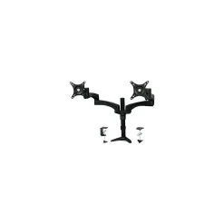 Discount StarTech Dual Monitor Arm Monitor Arm, Up to 24" Monitor, Black (ARMDUAL)