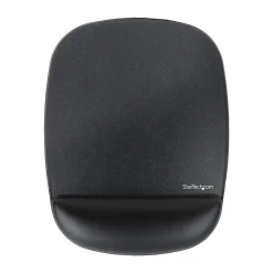 Clearance StarTech Ergonomic Gel Non-Skid Mouse Pad/Wrist Rest Combo, Black (B-ERGO-MOUSE-PAD)