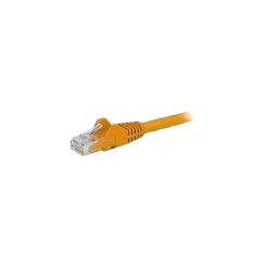 StarTech 14ft Orange Cat6 Patch Cable with Snagless RJ45 Connectors, Cat6 Ethernet Cable, 14 ft Cat6 UTP Cable