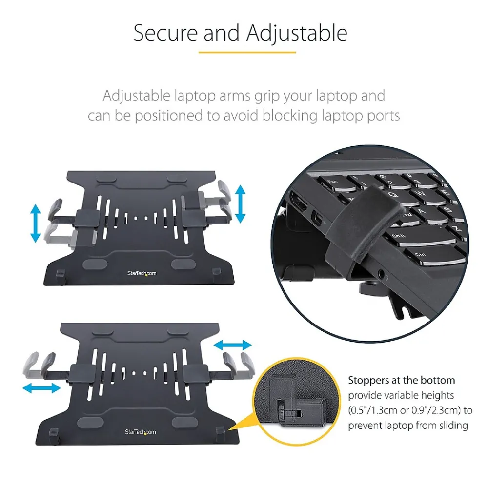 Laptop Desk Mount 34" for Laptops, Black (A-LAPTOP-DESK-MOUNT)<StarTech Discount