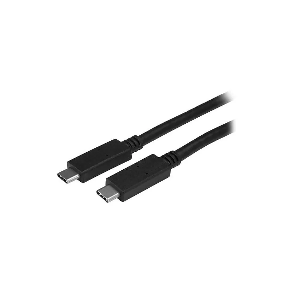 StarTech 2m 6 ft USB C Cable with Power Delivery (3A), M/M, USB 3, USB-IF Certified, USB 3 Type C Cable, USB 3.1 Gen1 (5Gbps)