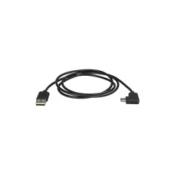 StarTech 1m 3ft USB to USB C Cable, Right Angle USB Cable, M/M, USB 2.0 Cable, USB Type C, USB A to USB C Cable