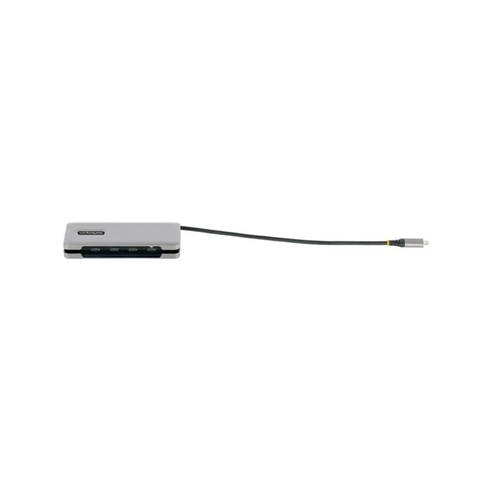 StarTech 4-Port USB-C Hub, Gray (HB31CM4CPD3)
